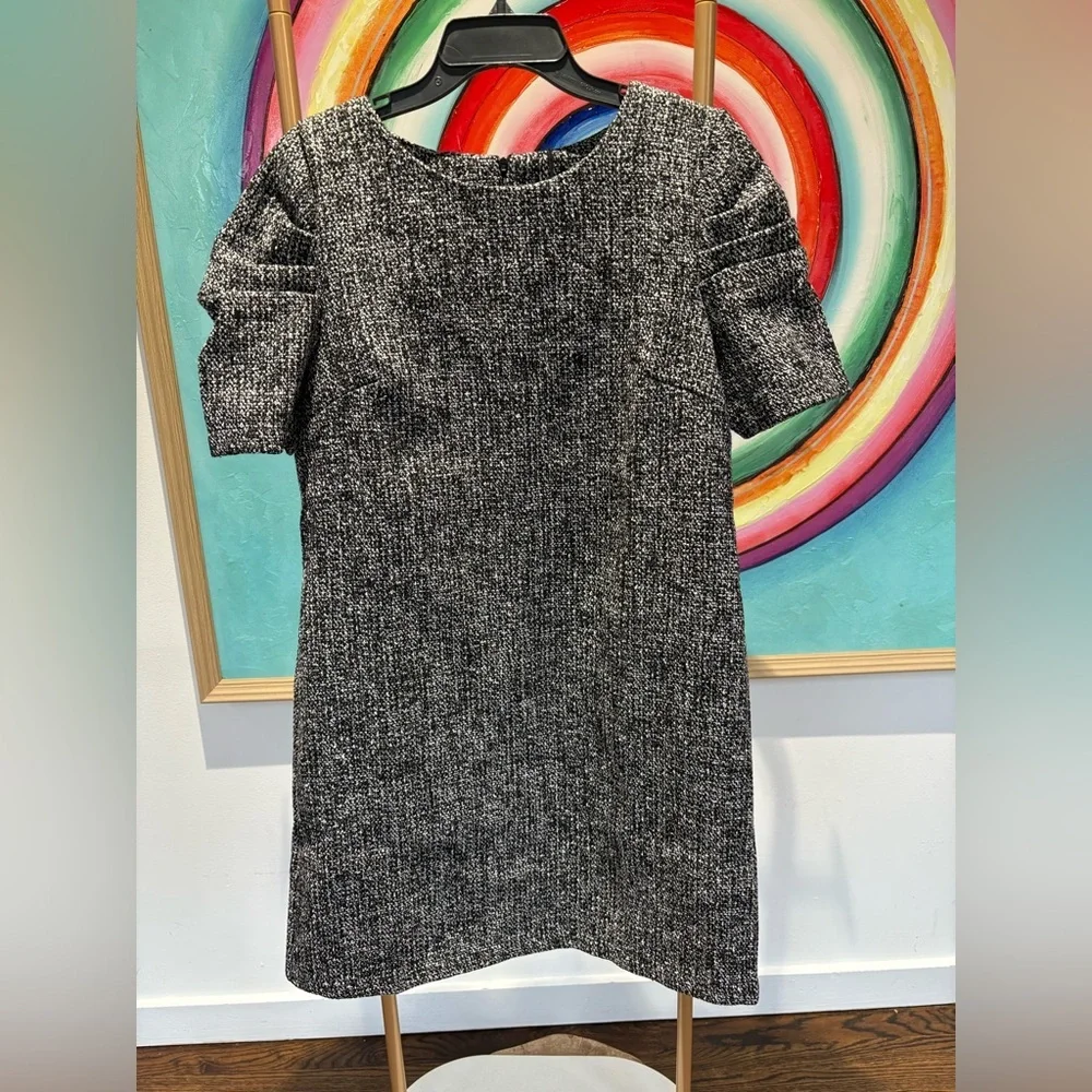 Area Stars Tweeded Black Dress Size L NWT - Picture 2 of 5